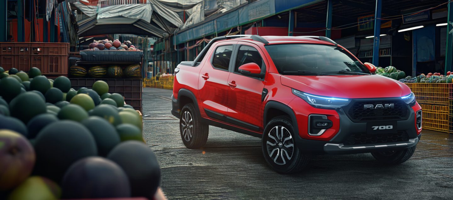 Pickup Ram 700 2026 rojo