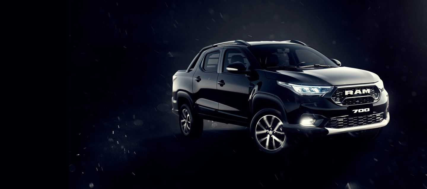 Pickup Ram 700 2026, vista frontal